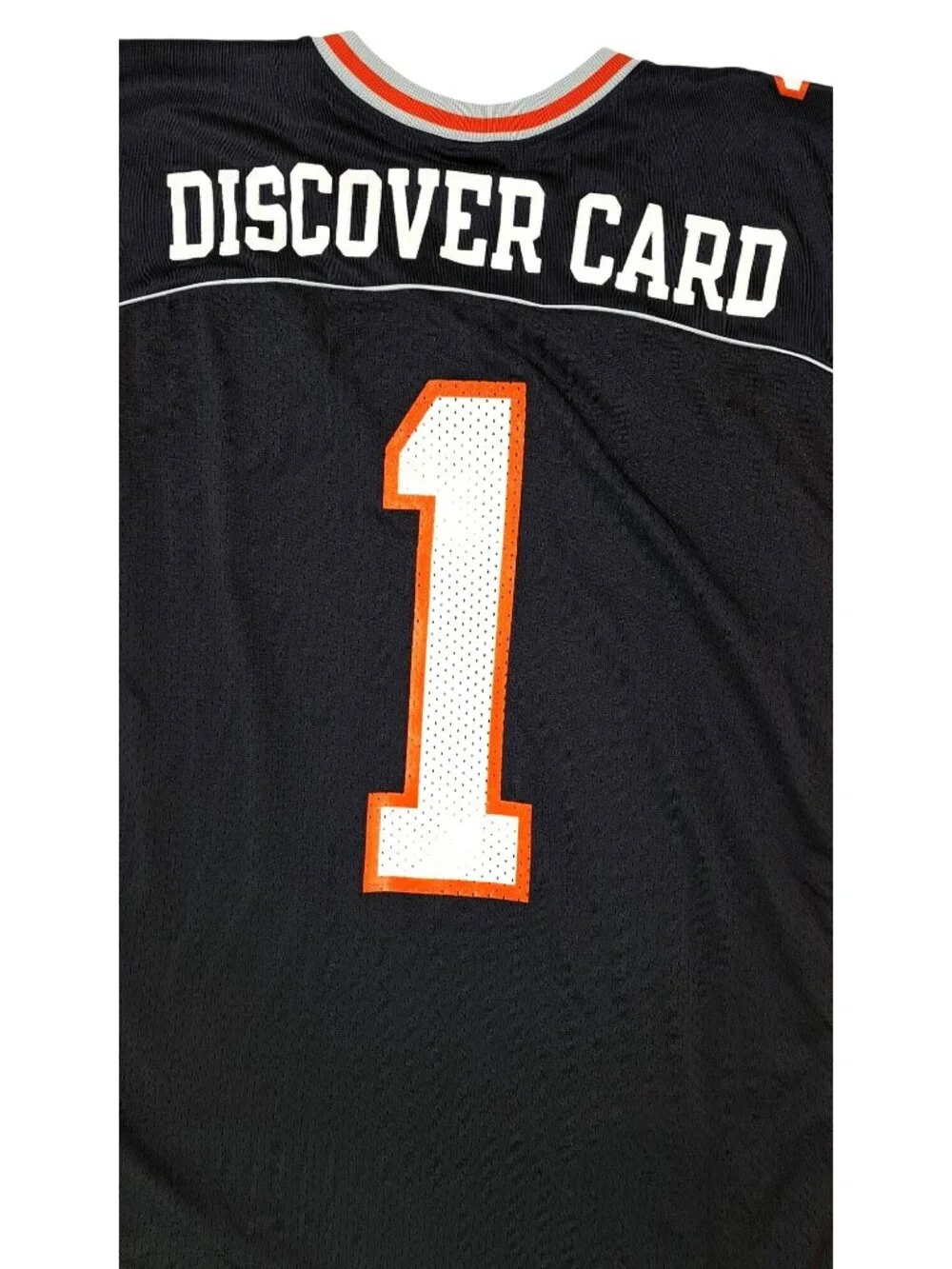 Vintage Utah Blaze Arena Football Jersey Russell XL Black Orange Discover Card - Picture 11 of 16